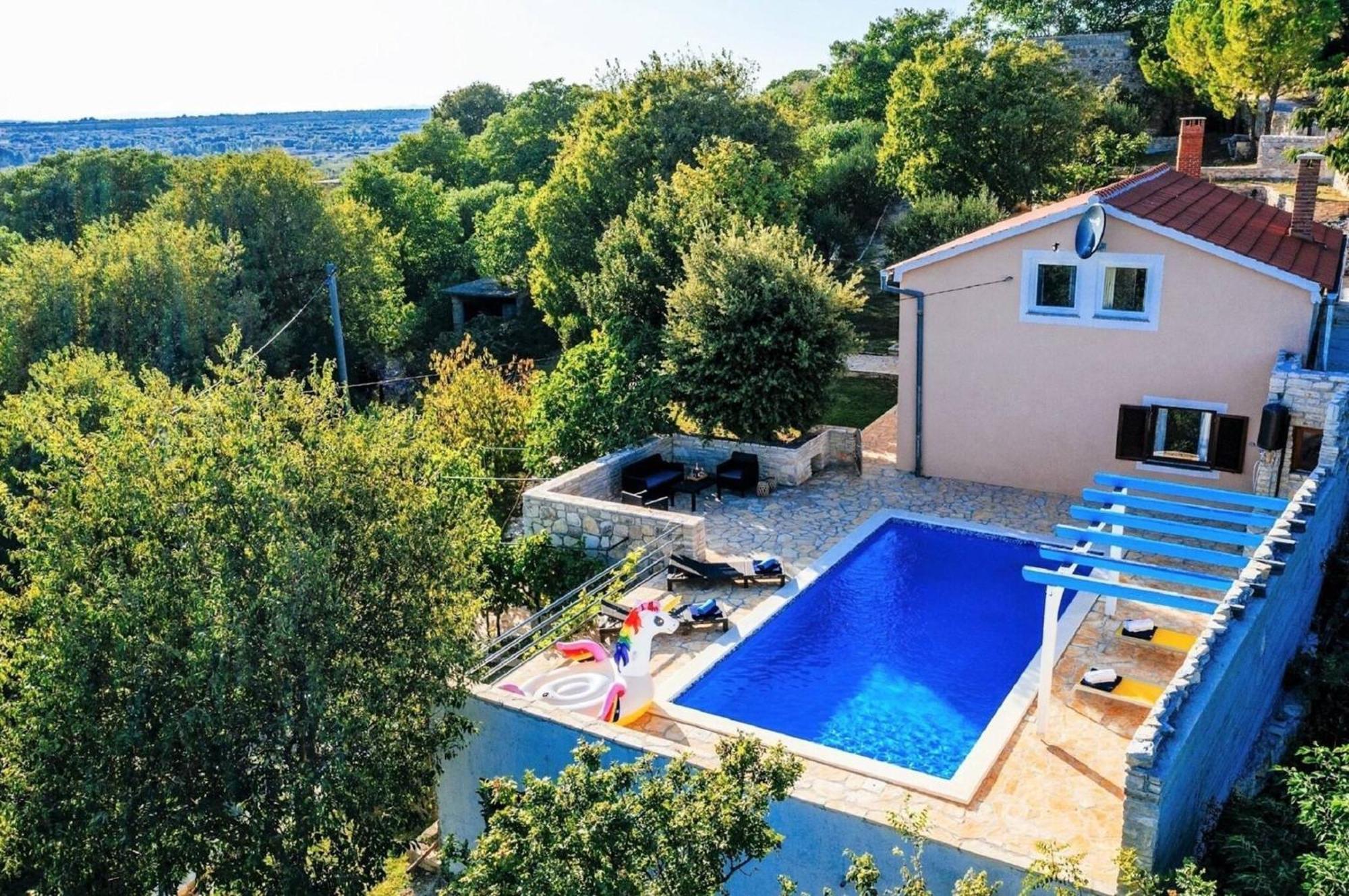 My Dalmatia - Holiday Home Korlat With Private Pool Benkovac Extérieur photo